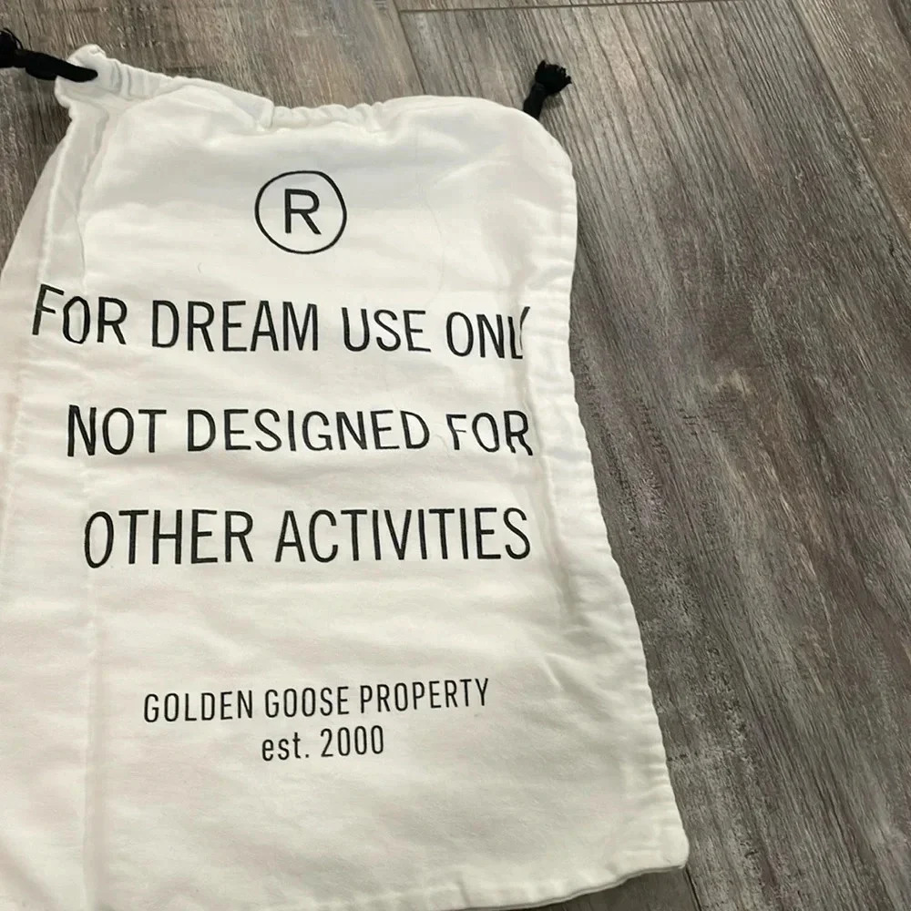Golden Goose dust bag approximately 10x14